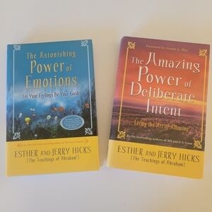 Abraham Hicks Hard Backed Books.